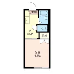 エステート栄【2階】の間取り