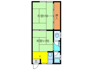 みろく荘【2階】の間取り