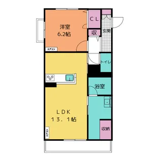 リラフォート【3階】の間取り