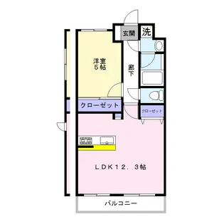 グレースコート【1階】の間取り