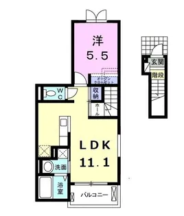 オーチャード イレブン【2階】の間取り
