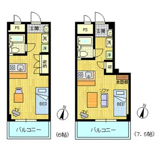 ソル・エスパシオ【3階】の間取り