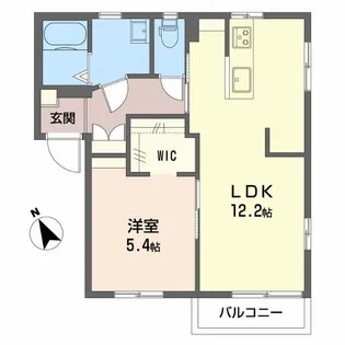 ディアスサンシャイン【1階】の間取り