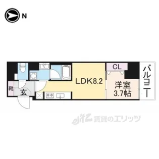 アーバネックス塚口【2階】の間取り