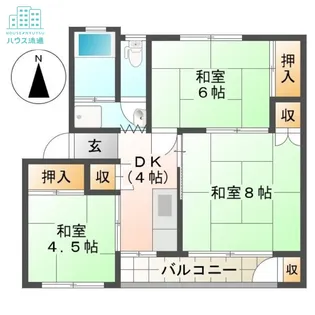 コーポアイズ【3階】の間取り