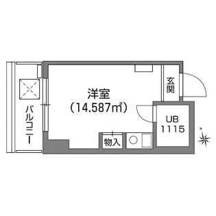 コア伝通院アネックス【4階】の間取り