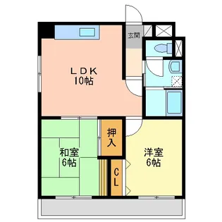 サンシャイン奥村【3階】の間取り