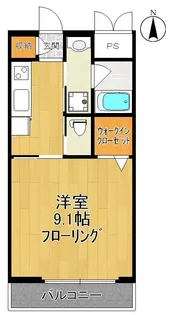 ヴィラ・フォンテーヌ【3階】の間取り