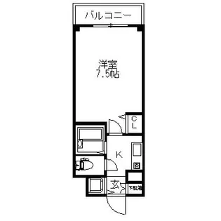 コスモス天神の間取り