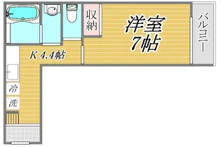 クルール エスポワール ネオ【3階】の間取り