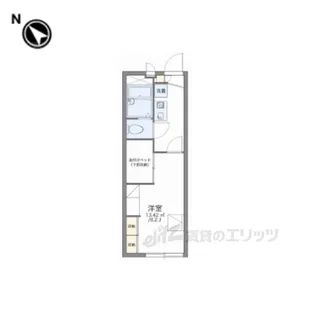 レオパレスコーポコタニ【2階】の間取り
