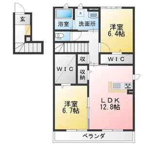 リヴェール【2階】の間取り