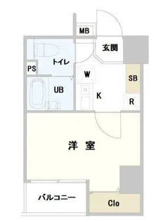 プレール日本橋壱番館【10階】の間取り