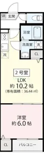 グレアス船橋【3階】の間取り
