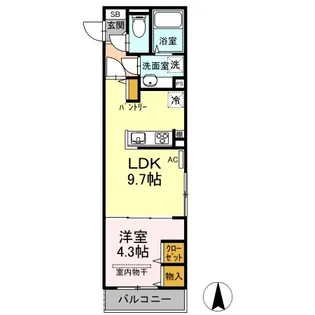 アレグリア【3階】の間取り