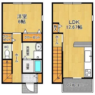 セントラルバレーII【1階】の間取り