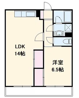 リーベンスハイム大宮【3階】の間取り