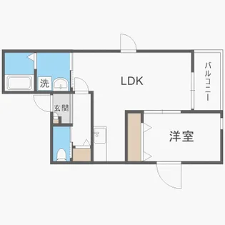 グランリオ百年橋【1階】の間取り