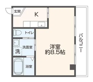 パールハイツ【3階】の間取り