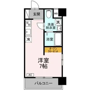リーフコート【4階】の間取り