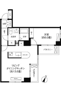ヒルサイド白山【3階】の間取り