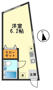 中山ハウス【2階】の間取り