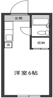 アズーレ八王子 【1】【1階】の間取り