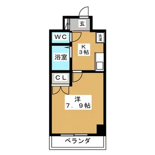 プロビデンス泉【8階】の間取り