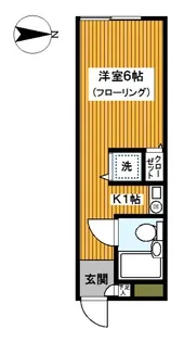 アンビシャス21中山【2階】の間取り