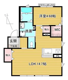 フォレスト町屋【1階】の間取り