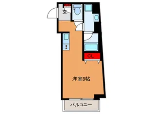 ロイヤル東日暮里II【4階】の間取り