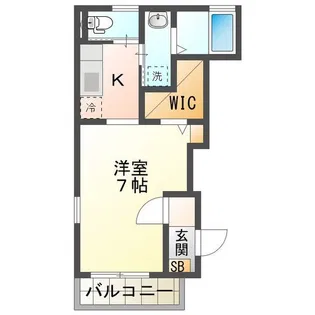 ラヴニール【1階】の間取り