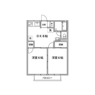 ドミール片岡【2階】の間取り