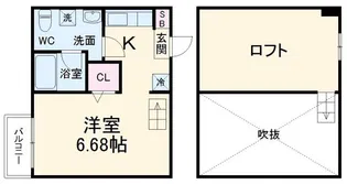 Lapis検見川【2階】の間取り