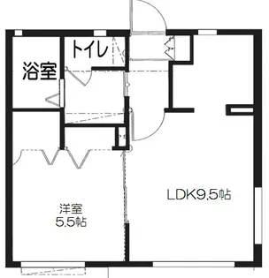 神奈川県茅ヶ崎市小和田2【アパート】の間取り