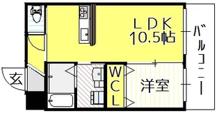 プレサント【3階】の間取り