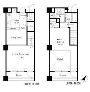 パークアクシス南麻布【2階】の間取り