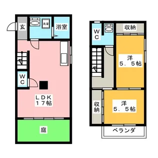 FRIEND SQUEREの間取り