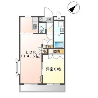 広島県福山市御幸町大字中津原【アパート】の間取り