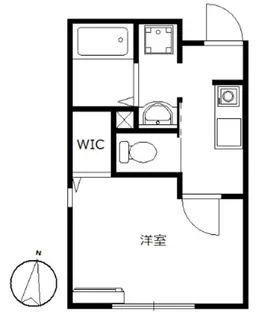 東京都品川区西品川2【アパート】の間取り