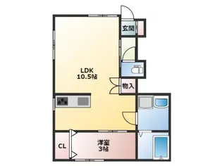 ブローテ【1階】の間取り