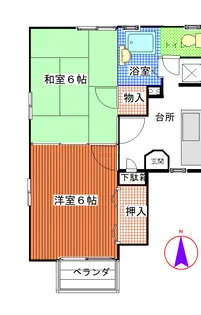 メゾンセリージェ【2階】の間取り