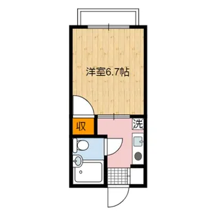 フェリース曲金【2階】の間取り