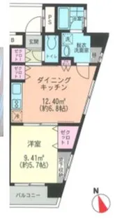 ホームズ西麻布【1階】の間取り