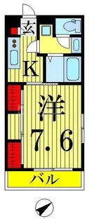 東京都江戸川区平井6【マンション】の間取り