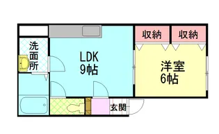 サンシティ古府【2階】の間取り
