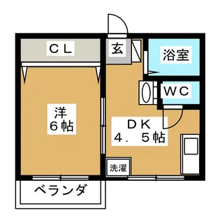 メゾンワイズ【2階】の間取り