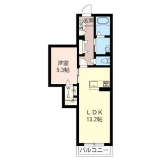 アルフラット西青木【3階】の間取り