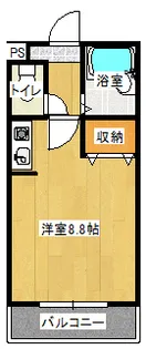 ツインアークス【3階】の間取り