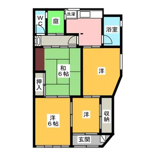 愛知県名古屋市瑞穂区花目町1【一戸建】の間取り